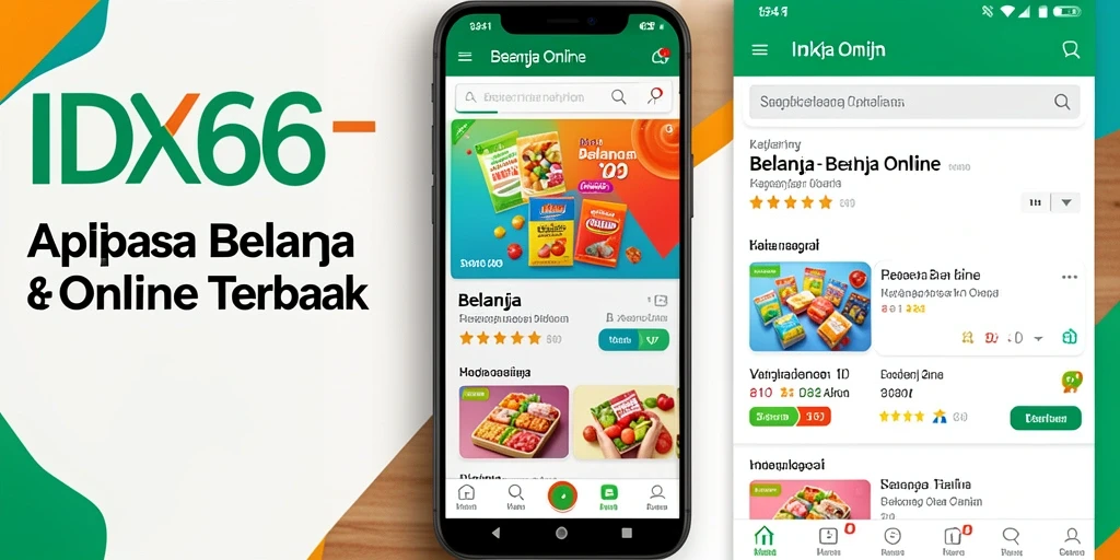 Antarmuka aplikasi IDX66 yang user-friendly dan menarik.