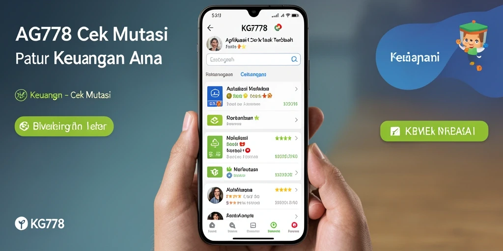 Tampilan antarmuka KG778 dengan fitur Cek Mutasi yang jelas dan informatif.