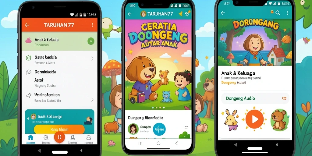 Antarmuka user-friendly TARUHAN77 dengan fitur dongeng audio.