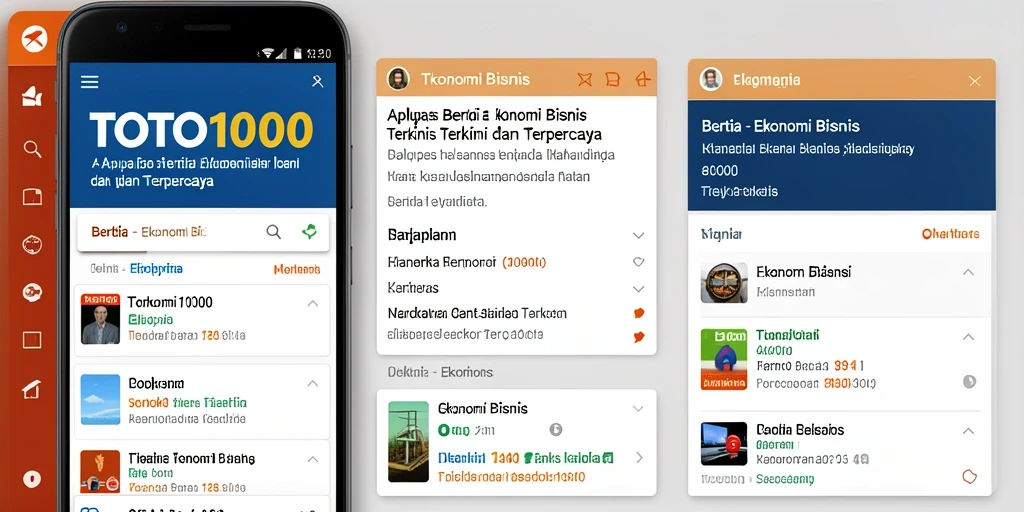 Antarmuka TOTO1000 yang informatif dan mudah digunakan.