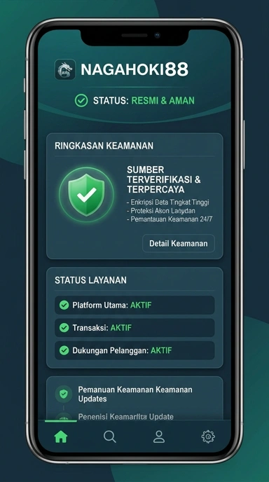 Tampilan kanal resmi nagahoki88